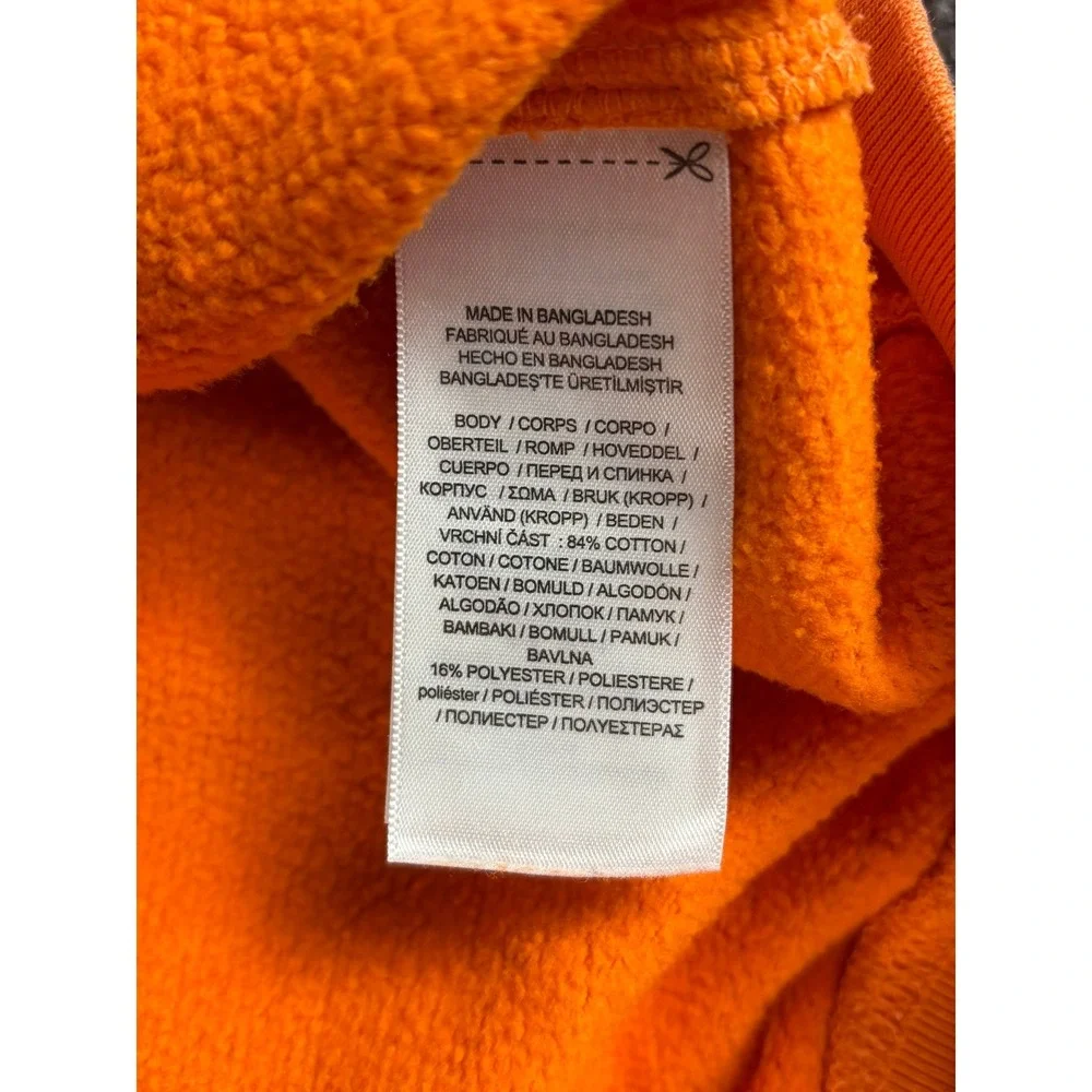 Polo Ralph Lauren Mens Academie Sportive Graphic Hoodie Orange Large Fleece